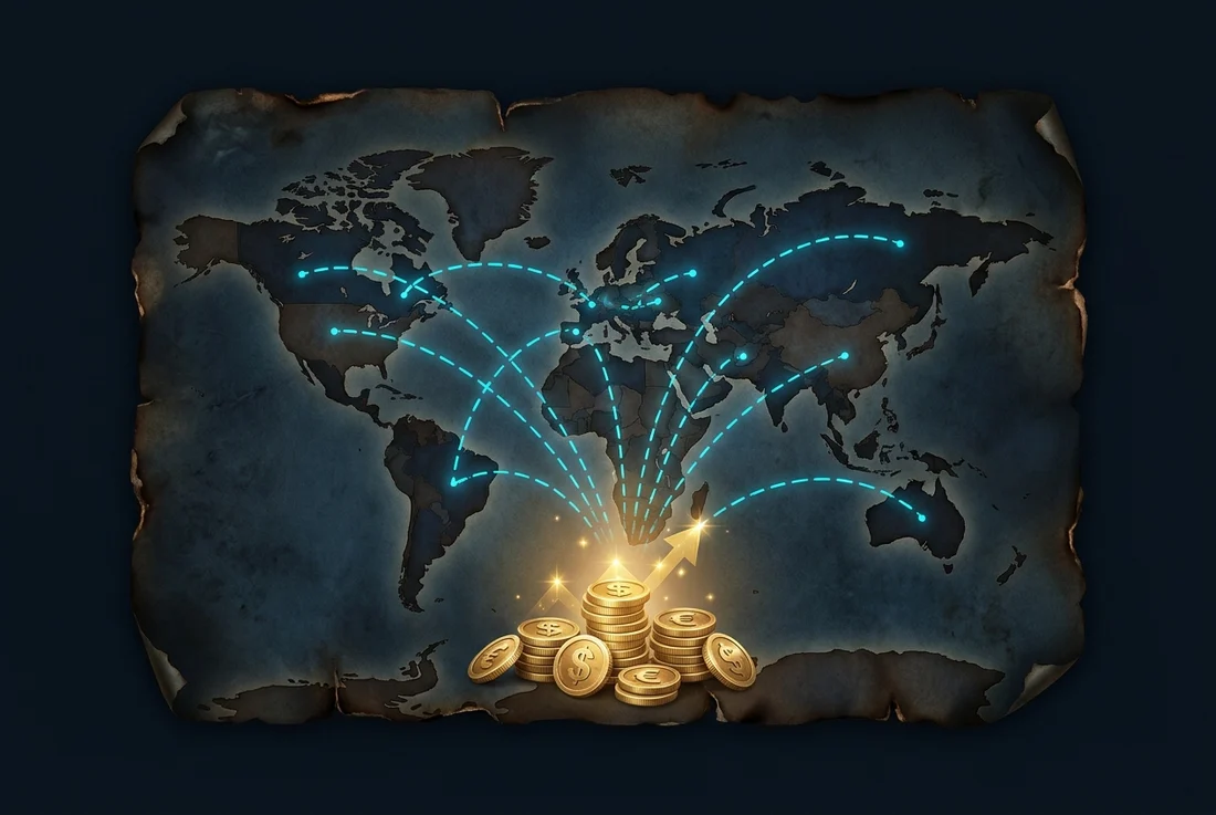 Lucro em dólar e euro